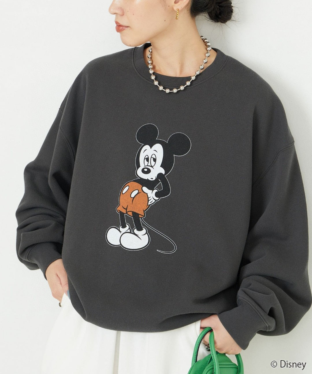 .. 8色入🇯🇵 FREAK'S STORE X Disney ✿前後 Mickey Mouse 情侶👩🏻‍🤝‍👨🏼Sweat