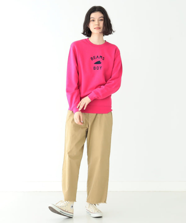 BEAMS BOY / HEART LOGO SWEATER