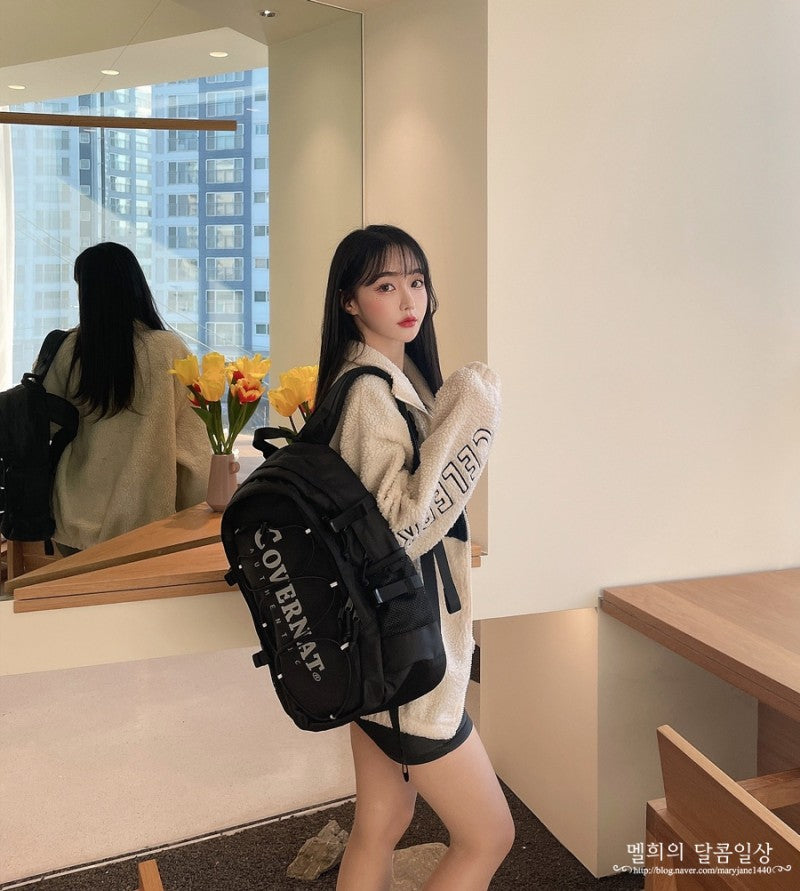 . 🇰🇷 COVERNAT AUTHENTIC LOGO BACKPACK🎒27/33L