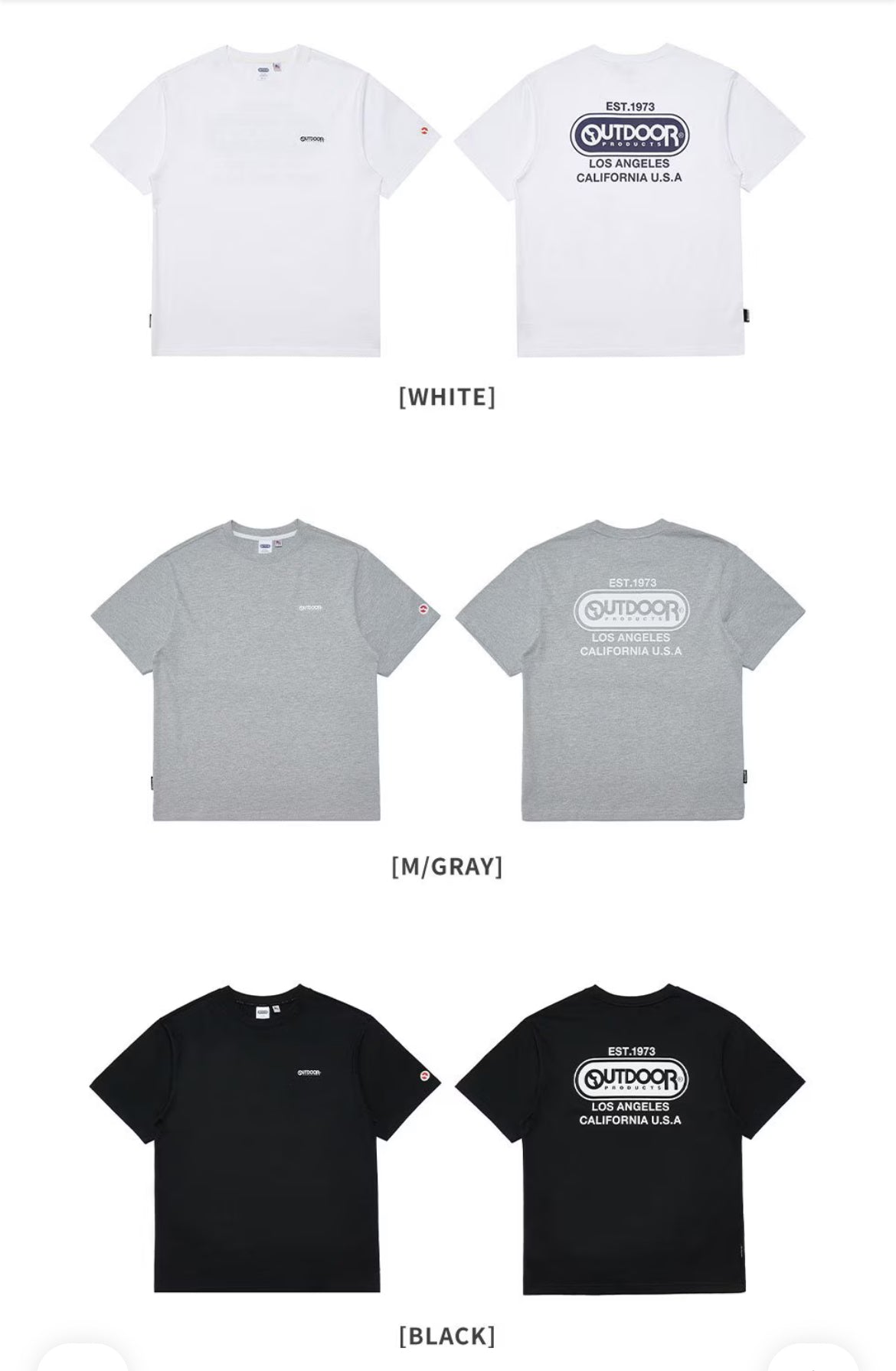 . 🇰🇷OUTDOORS PRODUCTS《Essential T-shirt》