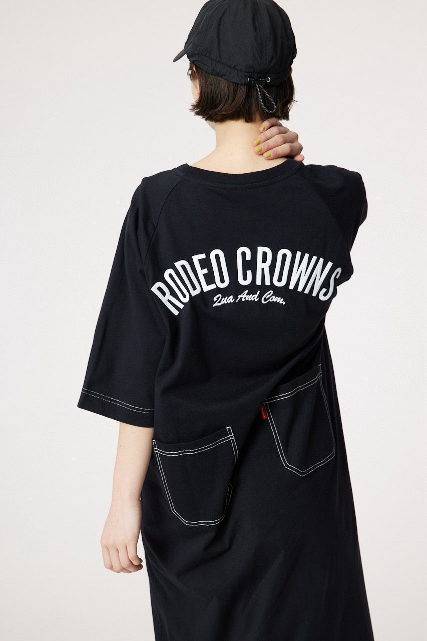 🇯🇵 RODEO CROWNS ♡ 拼接連身裙