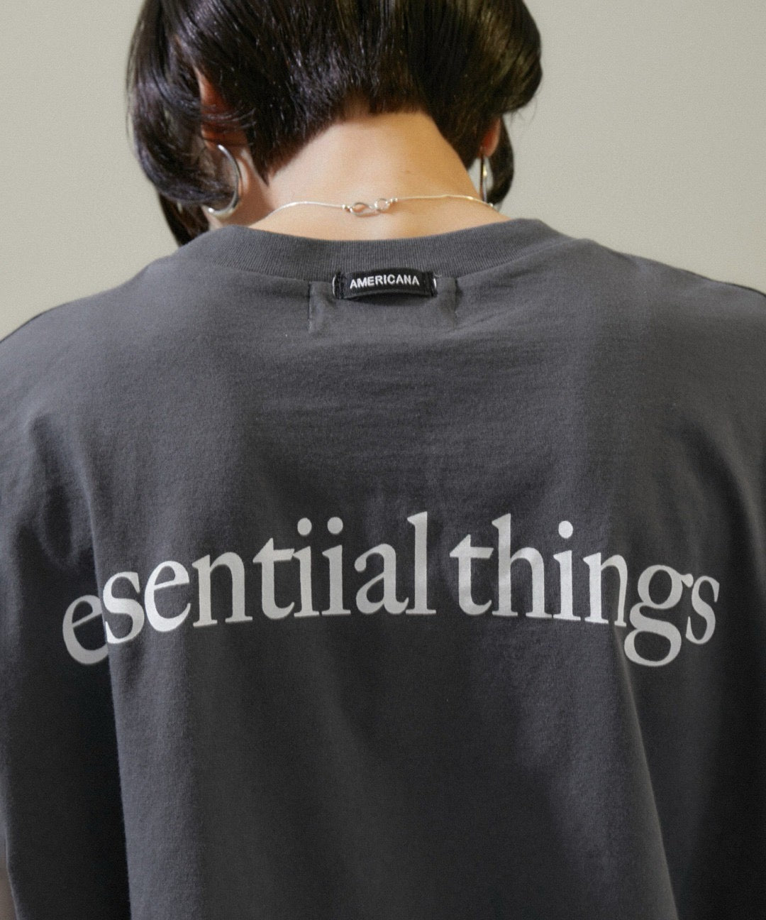 . 🇯🇵 Americana ♡ essential logo T-shirt