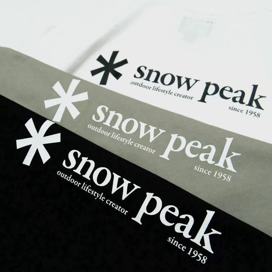 .別注 🇯🇵 JOURNAL STANDARD relume x snow peak ❄️ ロゴプリント Tシャツ