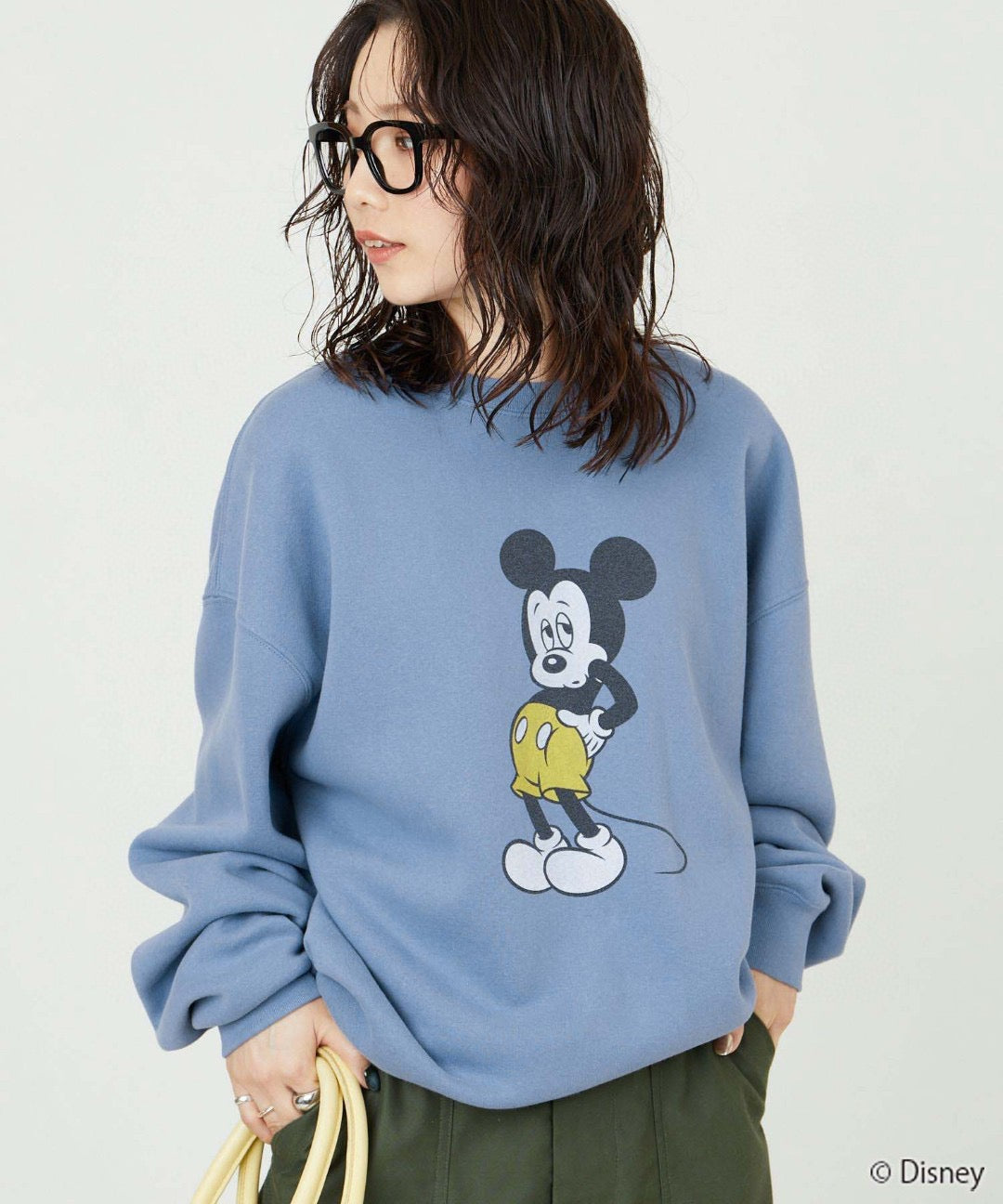 .. 8色入🇯🇵 FREAK'S STORE X Disney ✿前後 Mickey Mouse 情侶👩🏻‍🤝‍👨🏼Sweat