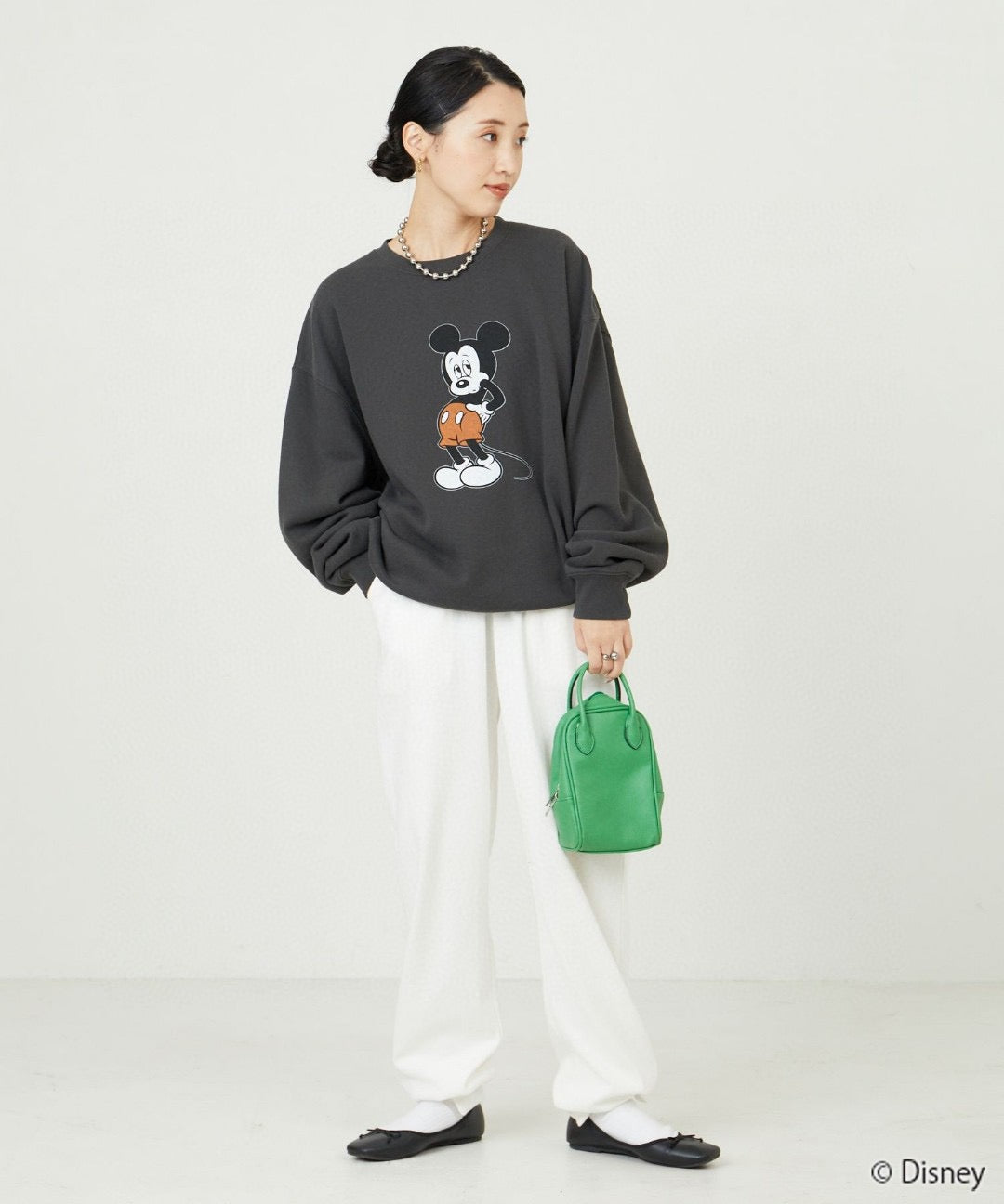 .. 8色入🇯🇵 FREAK'S STORE X Disney ✿前後 Mickey Mouse 情侶👩🏻‍🤝‍👨🏼Sweat