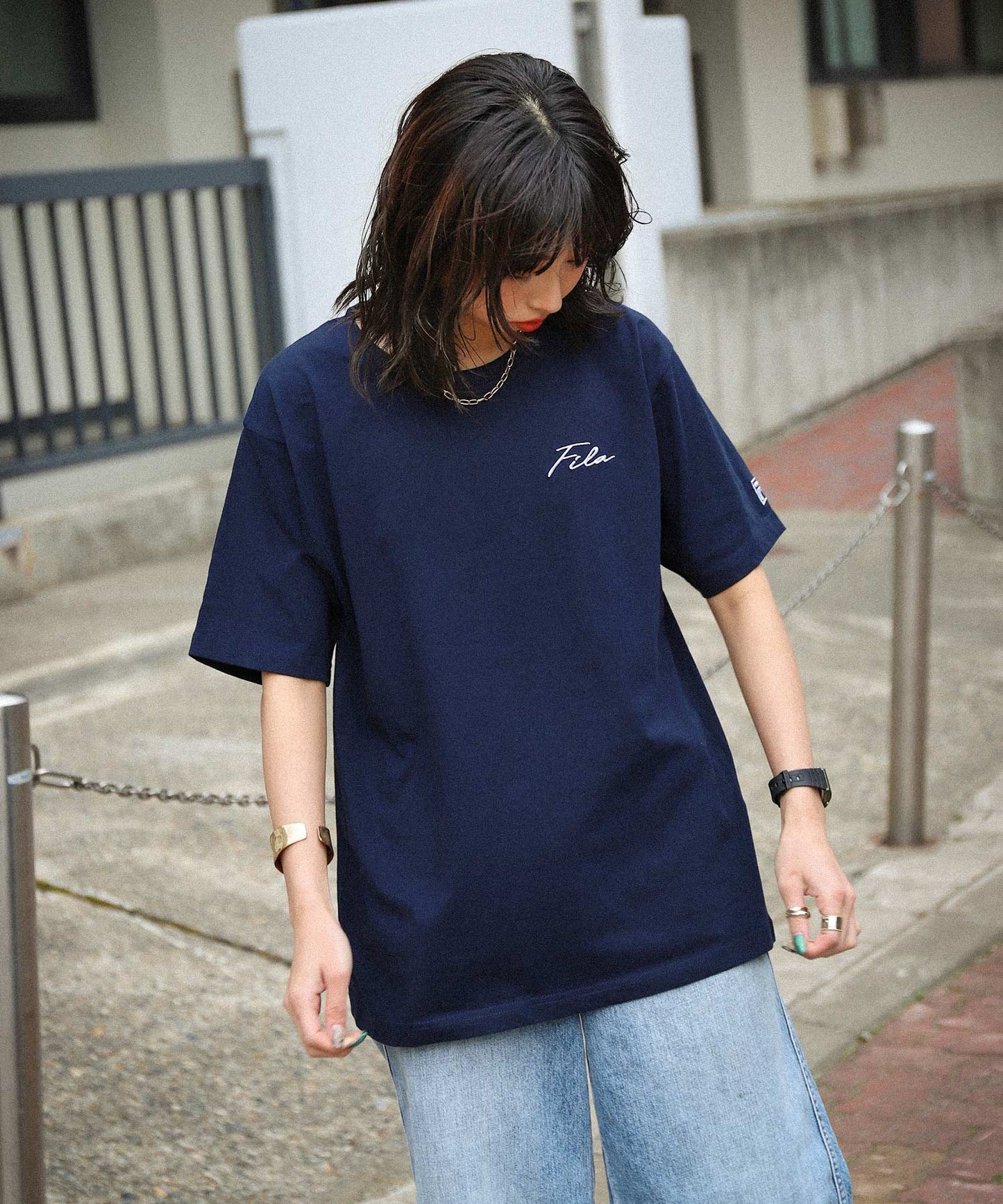 🇯🇵 FILA ✿ 刺繍半袖 Tee