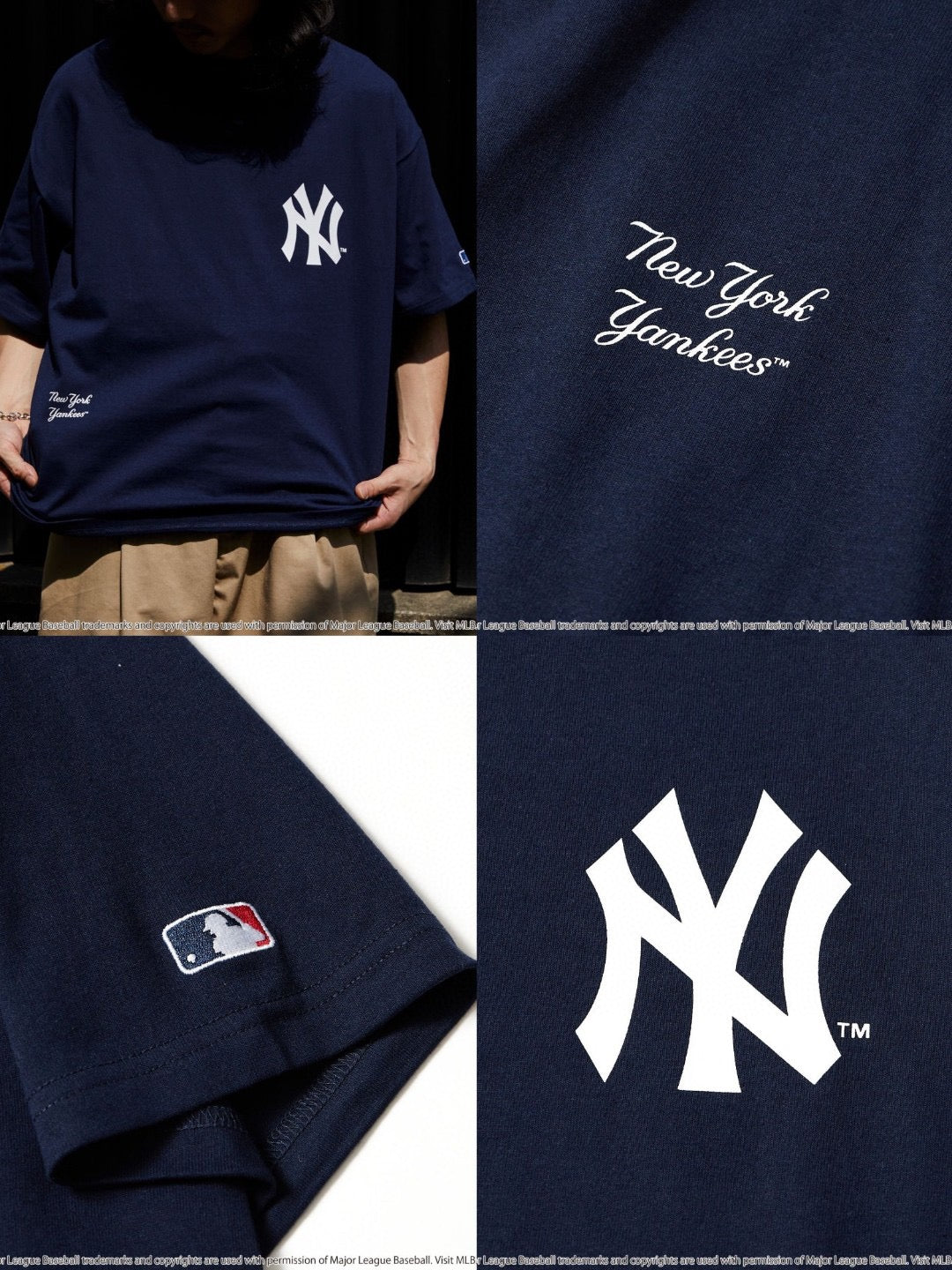 🇯🇵 FREAK'S STORE / One Point Design Tee/Yankees