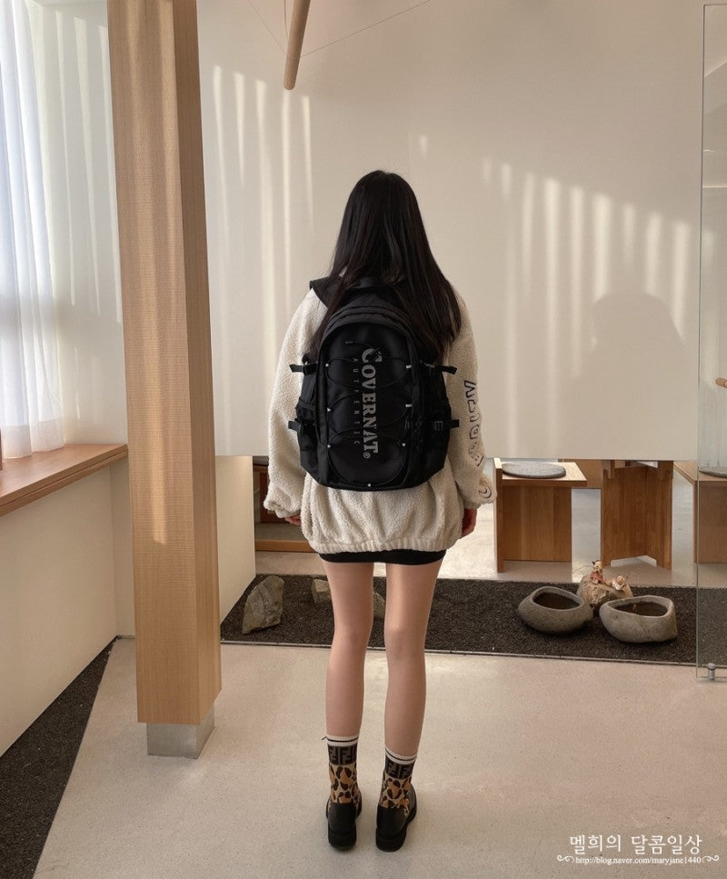 . 🇰🇷 COVERNAT AUTHENTIC LOGO BACKPACK🎒27/33L