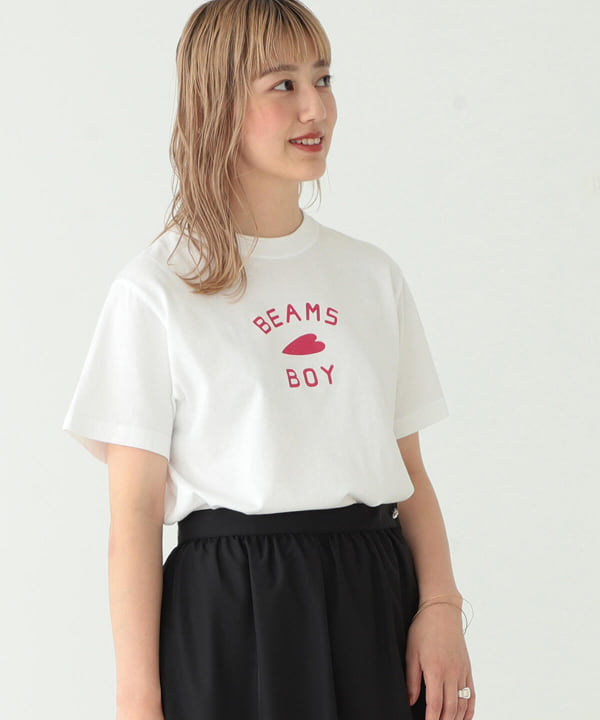 .  🇯🇵 BEAMS BOY / HEART LOGO TEE