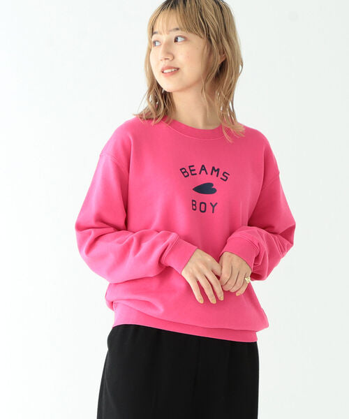 BEAMS BOY / HEART LOGO SWEATER