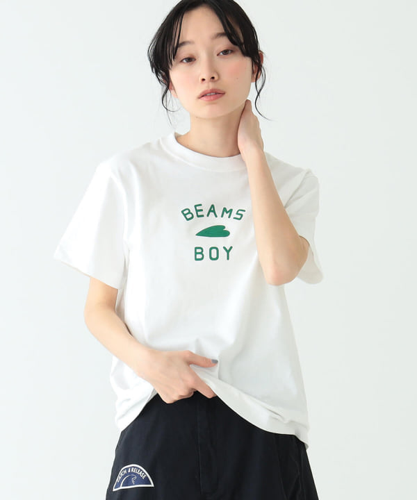 .  🇯🇵 BEAMS BOY / HEART LOGO TEE