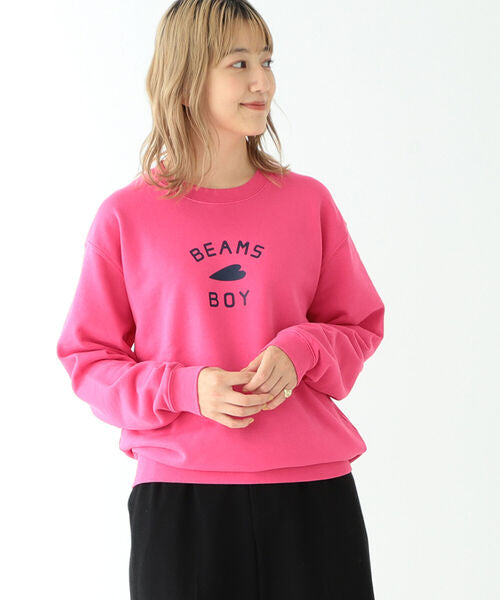 BEAMS BOY / HEART LOGO SWEATER