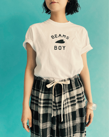 .  🇯🇵 BEAMS BOY / HEART LOGO TEE