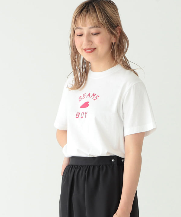 .  🇯🇵 BEAMS BOY / HEART LOGO TEE