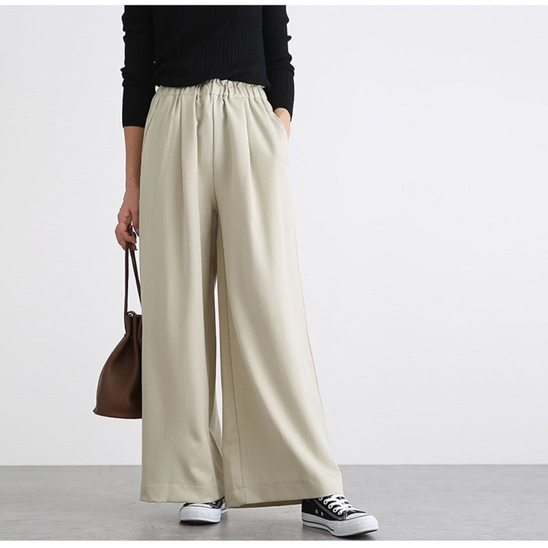 .夢幻長腿系列 • RELAX WIDE TACK PANTS