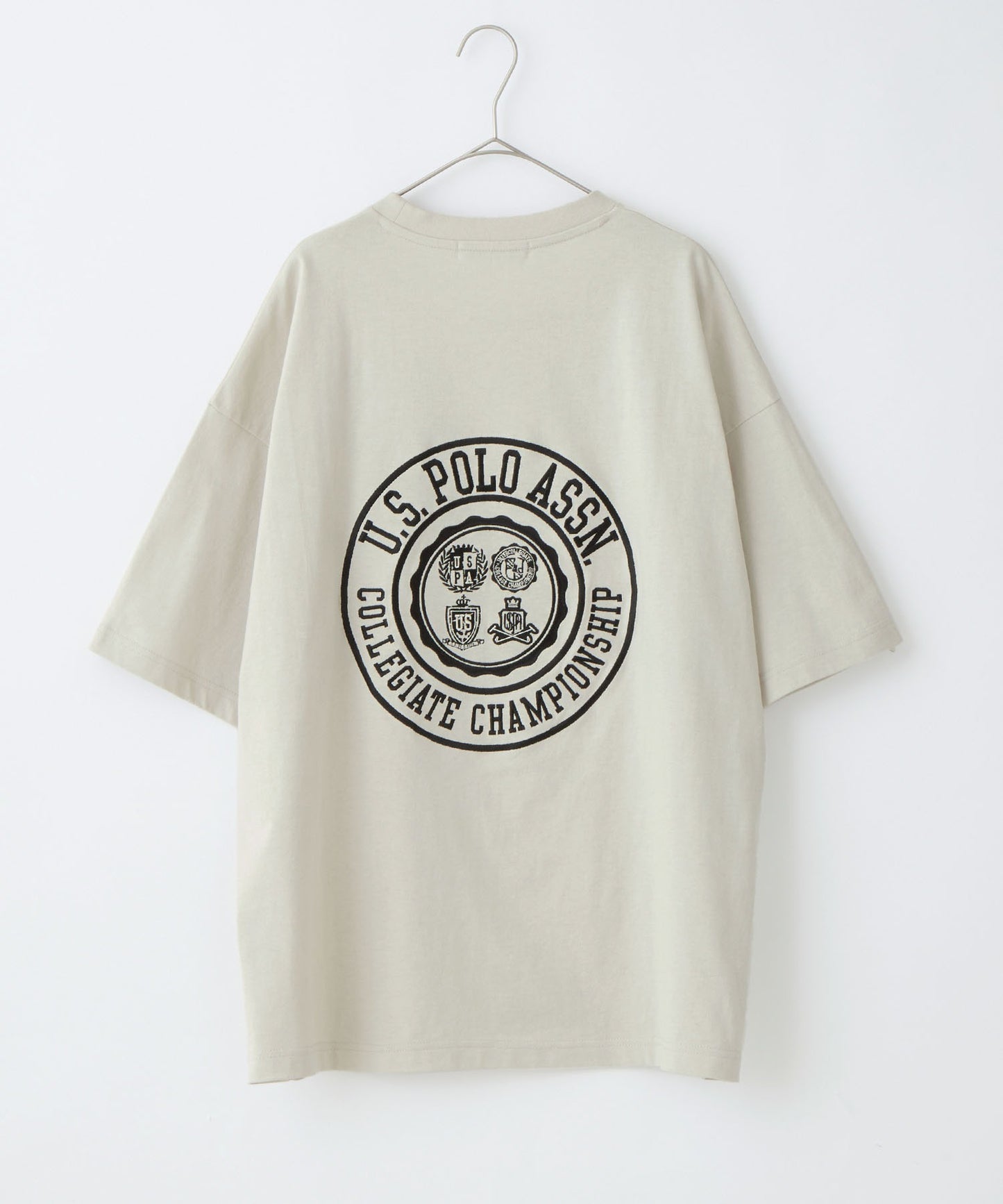 🇯🇵 U.S.POLO ASSN. x MONO-MART 前後 刺繍 logo tee