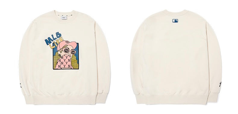 🇰🇷 MLB / Cartoon Girl Sweater