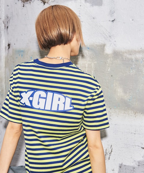 .🇯🇵 X-girl 👱🏼‍♀️ 條紋 Tee Dress