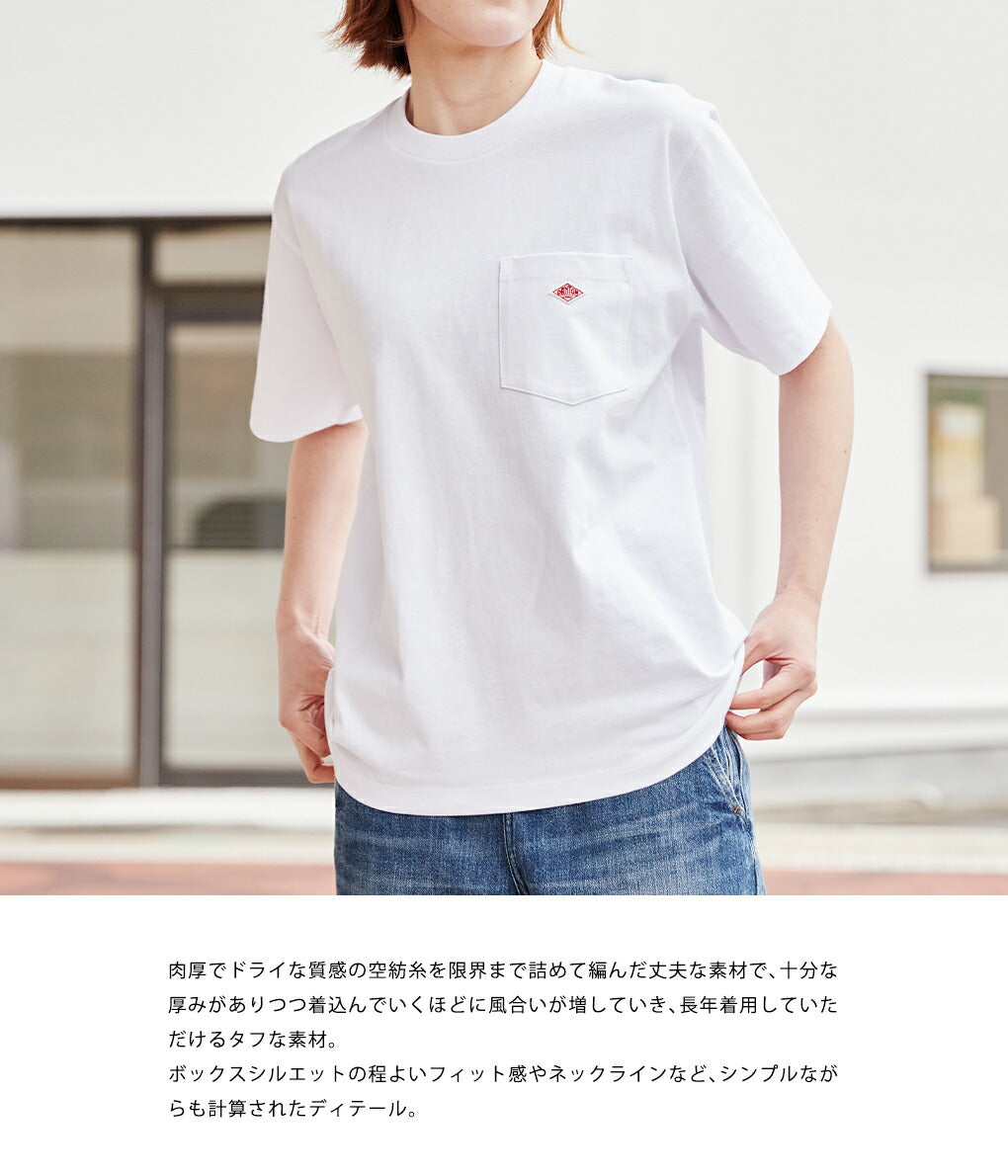 🇯🇵 Danton ✿ Crew neck pocket Tee