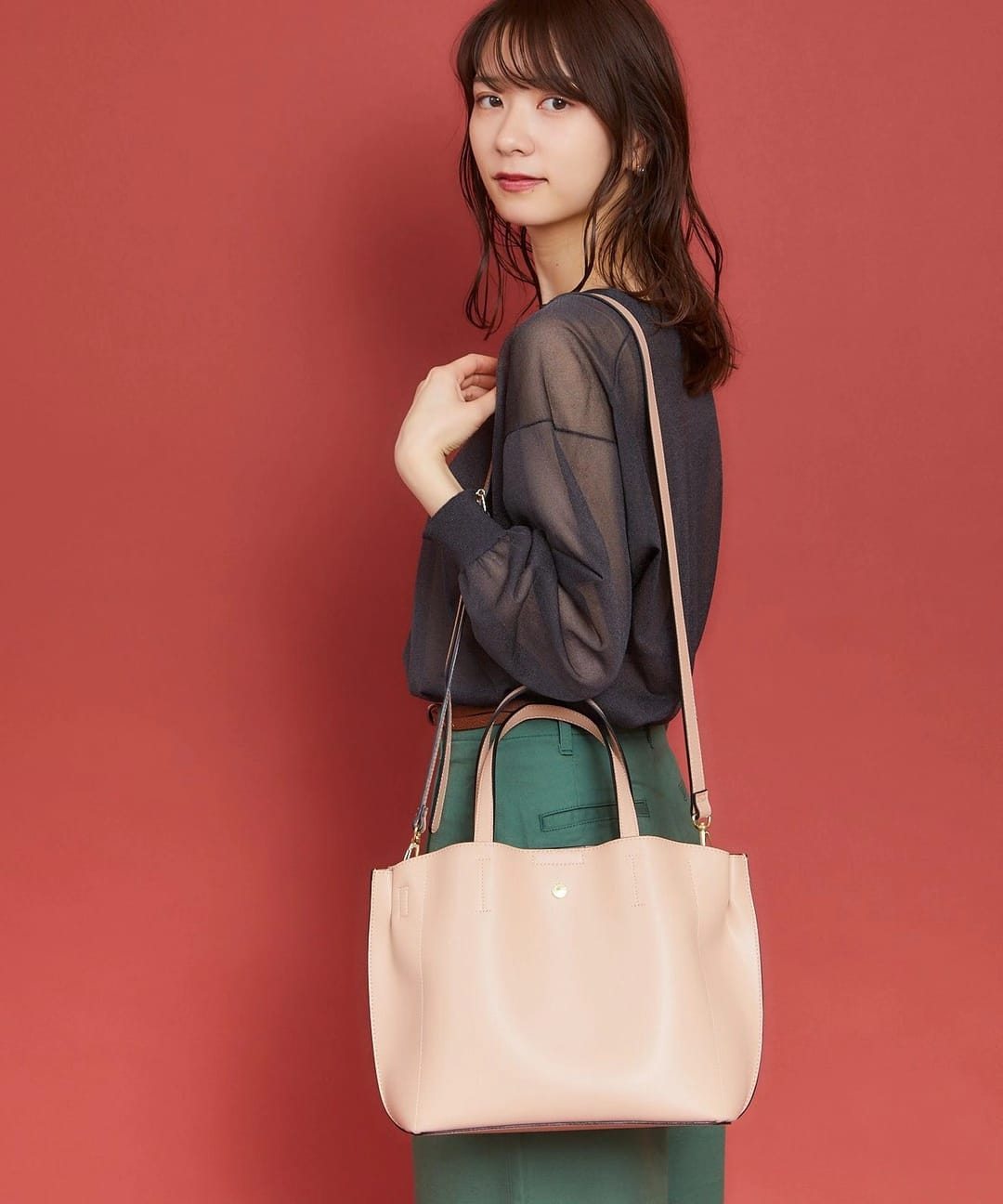 .LEGATO LARGO ☆ ★ 超軽量NATURAL BAG 2WAY 斜咩 / 手挽