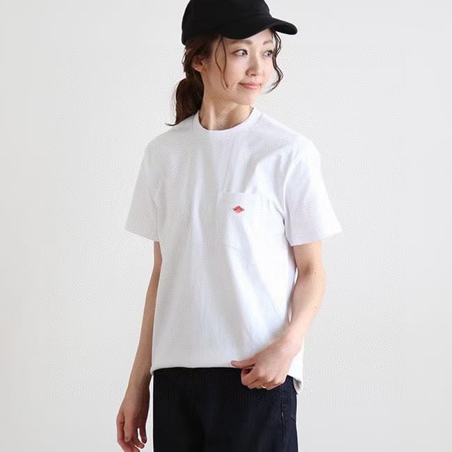 🇯🇵 Danton ✿ Crew neck pocket Tee