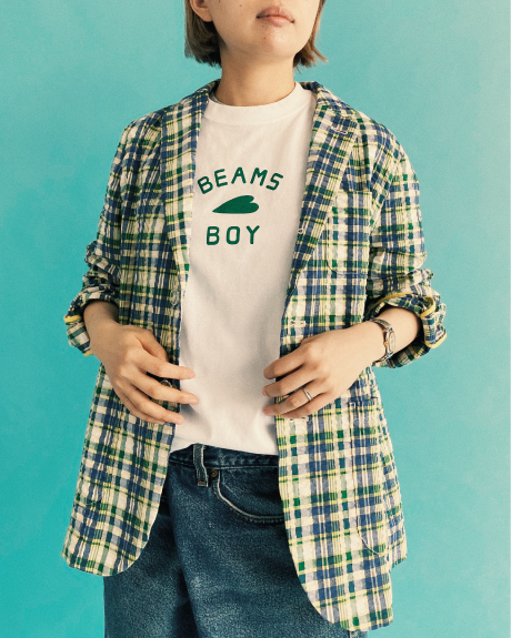 .  🇯🇵 BEAMS BOY / HEART LOGO TEE