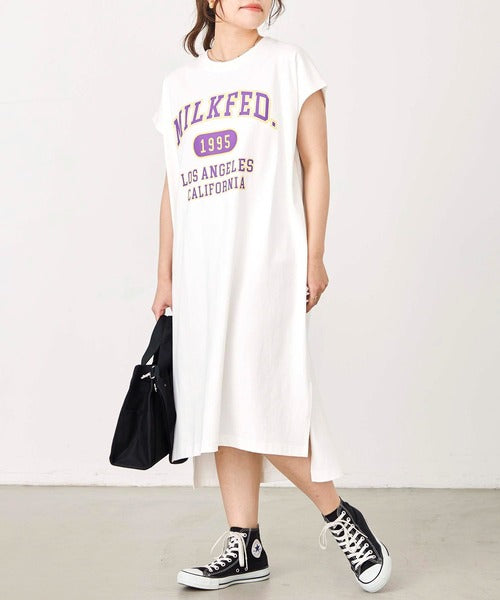 .🇯🇵MILKFED ❤︎ COLLEGE LOGO DRESS