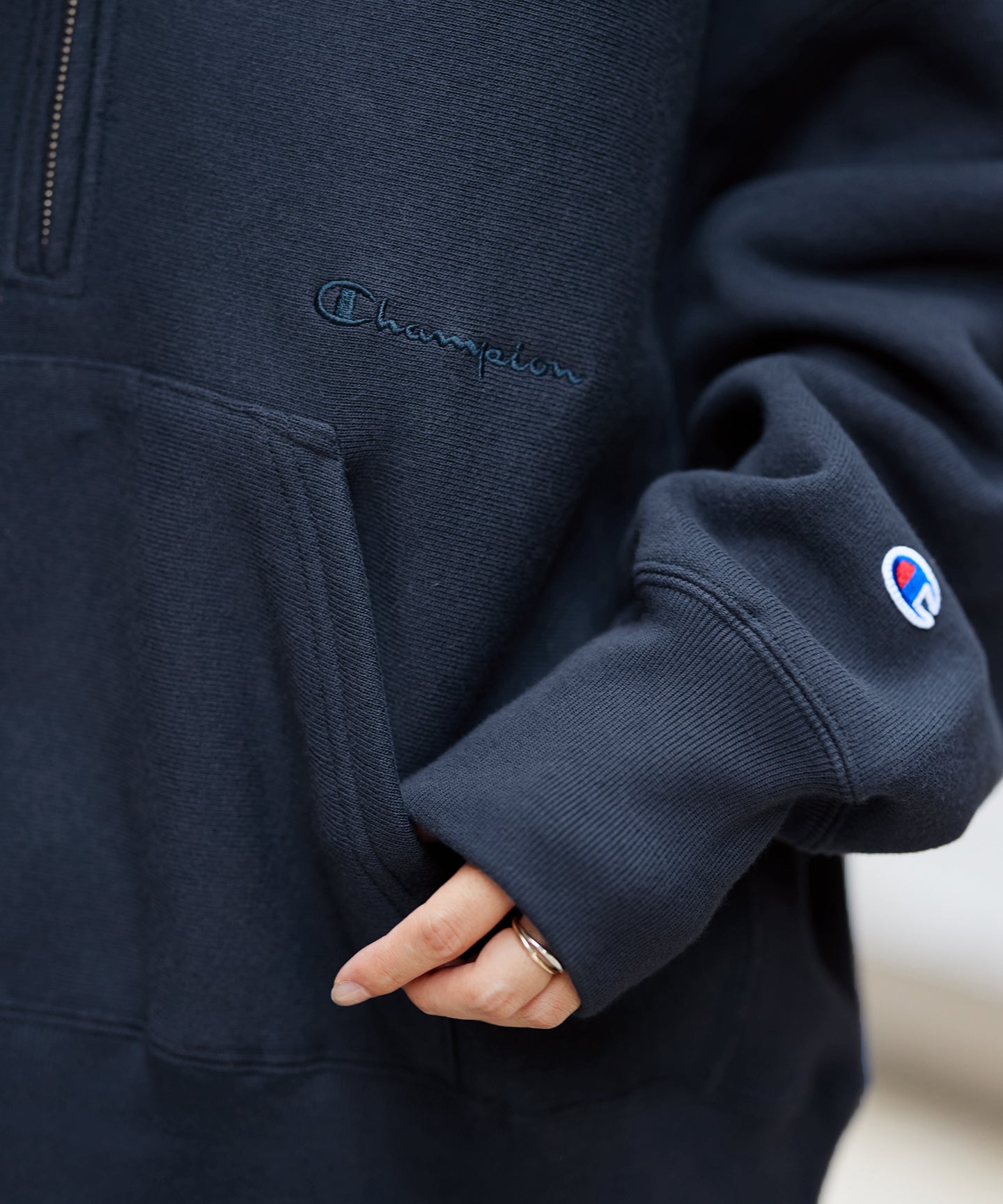 . 🇯🇵 Champion ✿ Half ZIP Sweat