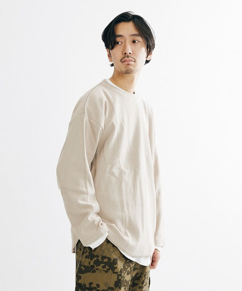 🇯🇵 JOURNAL STANDARD / 【2枚SET】W face waffle layered