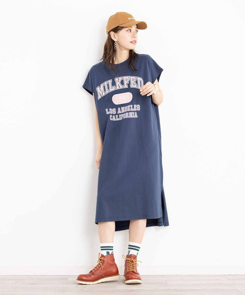 .🇯🇵MILKFED ❤︎ COLLEGE LOGO DRESS