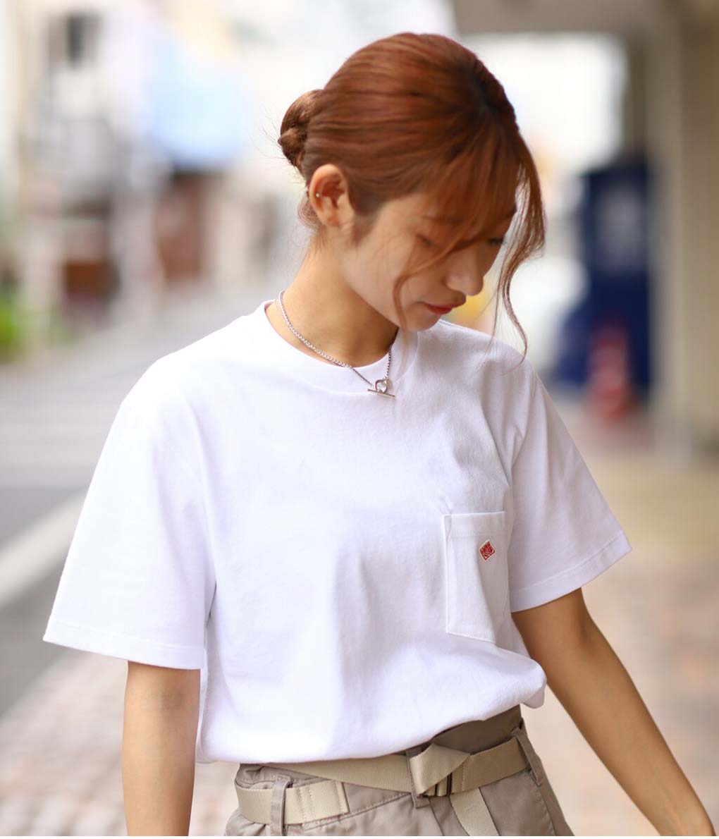 🇯🇵 Danton ✿ Crew neck pocket Tee