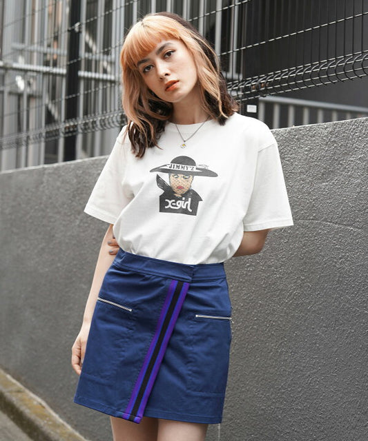 🇯🇵 X-girl × JIMMY'Z VEILED LADY S/S TEE