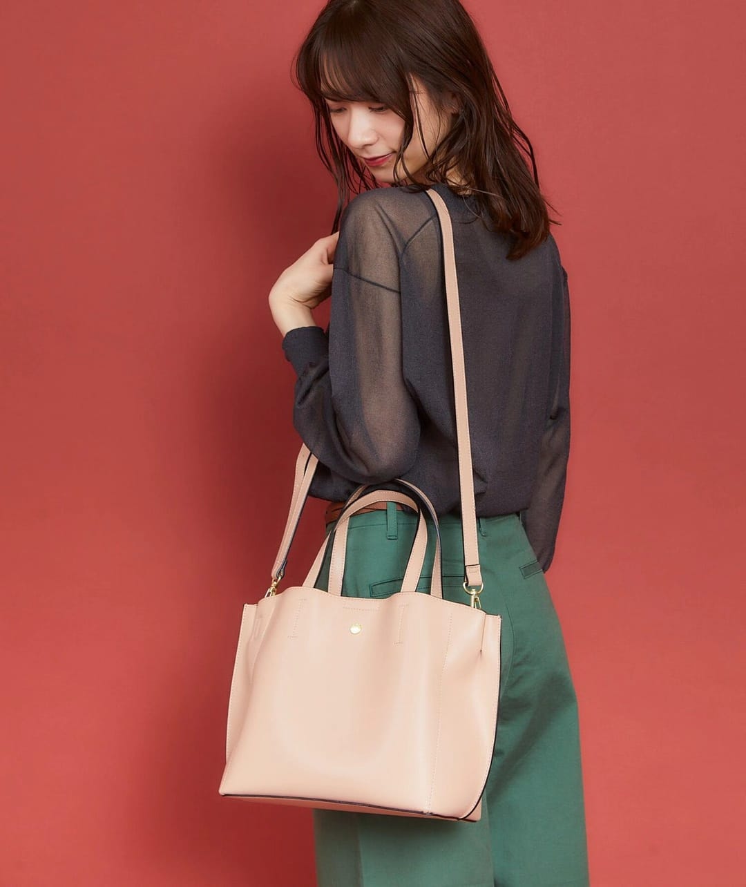 .LEGATO LARGO ☆ ★ 超軽量NATURAL BAG 2WAY 斜咩 / 手挽