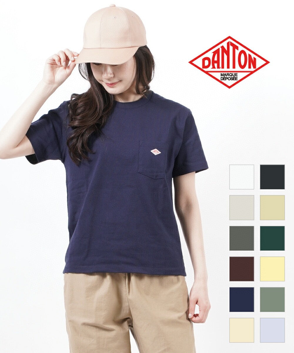 .🇯🇵 Danton ✿ Crew neck pocket Tee