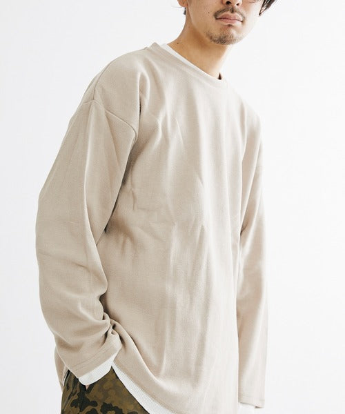 🇯🇵 JOURNAL STANDARD / 【2枚SET】W face waffle layered