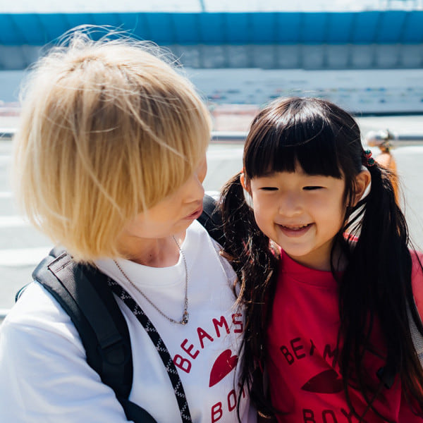 .  🇯🇵 BEAMS BOY / HEART LOGO TEE