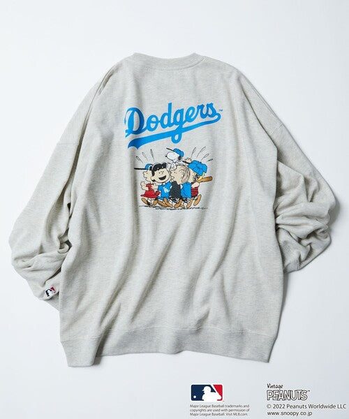 MLB x PEANUTS sweater/Dodgers