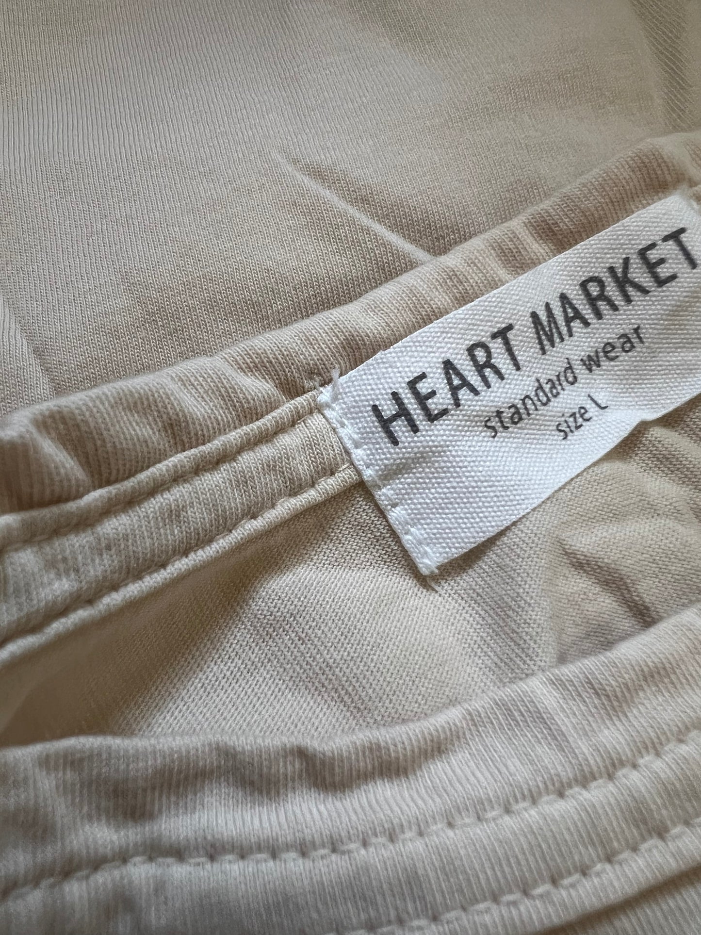 🇯🇵HEART MARKET 💛 刺繍心心TEE