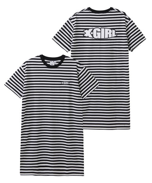 .🇯🇵 X-girl 👱🏼‍♀️ 條紋 Tee Dress