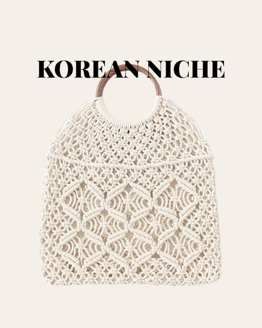 🇰🇷KOREAN NICHE🛍針織．藤挽袋