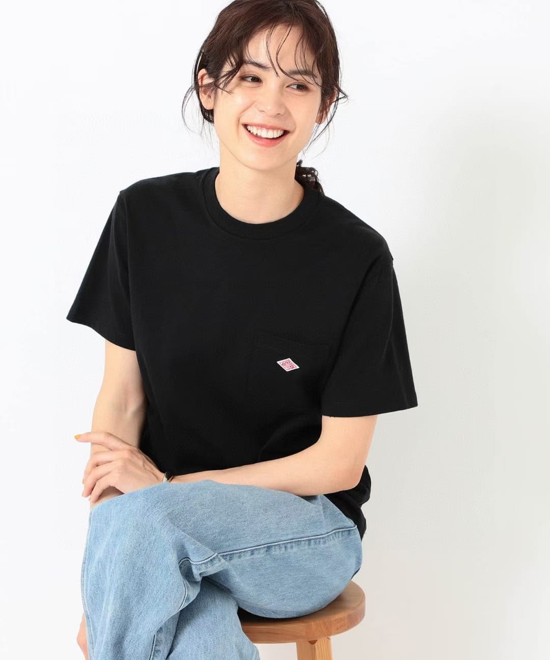 🇯🇵 Danton ✿ Crew neck pocket Tee